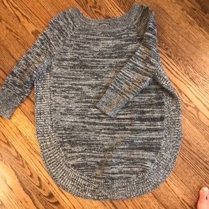 Express circle hem sweater NWOT